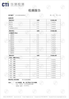 Product inspection report